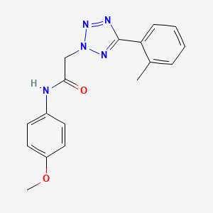 N-(4-methoxyphenyl)-2-[5-(2-methylphenyl)-2H-tetrazol-2-yl]acetamide