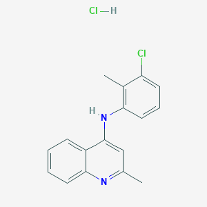 (3-Chloro-2-methylphenyl)(2-methyl(4-quinolyl))amine, chloride