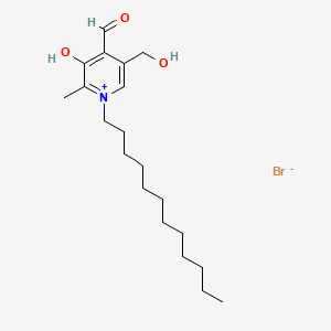 molecular formula C20H34BrNO3 B1220547 1-Dodecylpyridoxal bromide CAS No. 112008-39-6