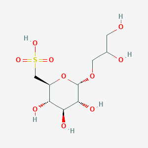 molecular formula C9H18O10S B1220553 Glyceryl sulfoquinovoside CAS No. 2308-53-4