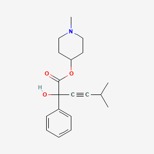 1-Methyl-4-piperidyl phenyl(3-methyl-1-butynyl)glycolate