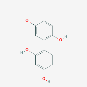 B122059 4-(2-Hydroxy-5-methoxyphenyl)benzene-1,3-diol CAS No. 151601-12-6