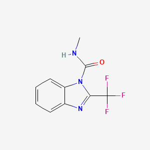 2-Trifluoromethyl-benzoimidazole-1-carboxylic acid methylamide