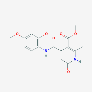 Methyl 4-[(2,4-dimethoxyphenyl)carbamoyl]-6-hydroxy-2-methyl-4,5-dihydropyridine-3-carboxylate