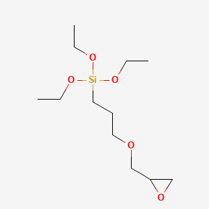 molecular formula C12H26O5Si B1220607 (3-Glycidyloxypropyl)triethoxysilane CAS No. 2602-34-8