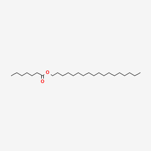 molecular formula C25H50O2 B1220609 Octadecyl heptanoate CAS No. 66009-41-4