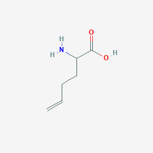 molecular formula C6H11NO2 B122061 2-氨基己-5-烯酸 CAS No. 16258-05-2