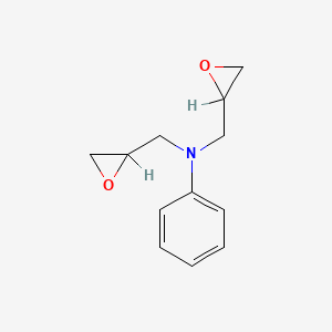 molecular formula C12H15NO2 B1220619 Diglycidylaniline CAS No. 2095-06-9
