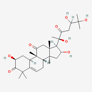 molecular formula C30H46O8 B1220625 Cucurbitacin H CAS No. 751-96-2
