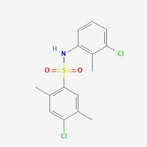 [(4-Chloro-2,5-dimethylphenyl)sulfonyl](3-chloro-2-methylphenyl)amine