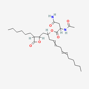 molecular formula C28H46N2O6 B1220634 Esterastin CAS No. 67655-93-0