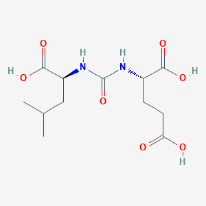 molecular formula C12H20N2O7 B122064 (2S)-2-[[(1S)-1-羧基-3-甲基丁基]氨基甲酰基氨基]戊二酸 CAS No. 723331-20-2