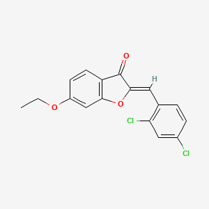 2-[(2,4-Dichlorophenyl)methylene]-6-ethoxybenzo[b]furan-3-one