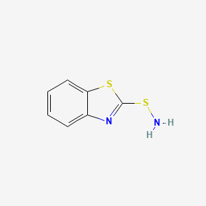 molecular formula C7H6N2S2 B1220645 2-Benzothiazolesulfenamide CAS No. 2801-21-0