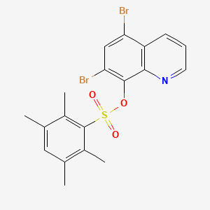 5,7-Dibromo-8-quinolyl 2,3,5,6-tetramethylbenzenesulfonate