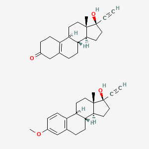 molecular formula C41H52O4 B1220653 Enovid-E 21 CAS No. 8015-30-3