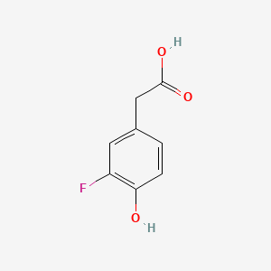 molecular formula C8H7FO3 B1220655 3-氟-4-羟基苯乙酸 CAS No. 458-09-3