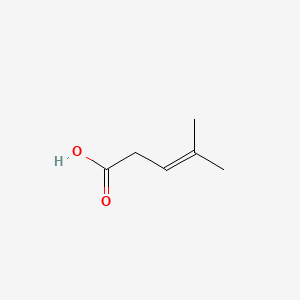 molecular formula C6H10O2 B1220656 4-Methyl-3-pentenoic acid CAS No. 504-85-8