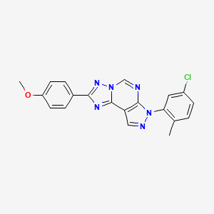 7-(5-chloro-2-methylphenyl)-2-(4-methoxyphenyl)-7H-pyrazolo[4,3-e][1,2,4]triazolo[1,5-c]pyrimidine