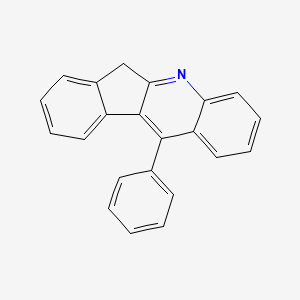 molecular formula C22H15N B12206615 11-phenyl-6H-indeno[2,1-b]quinoline 