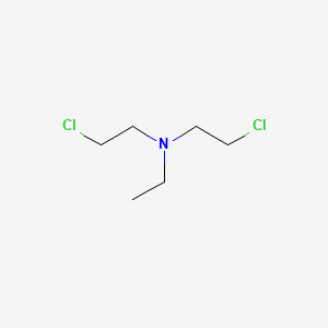 molecular formula C6H13Cl2N<br>(ClCH2CH2)2NC2H5<br>C6H13Cl2N B1220662 二(2-氯乙基)乙胺 CAS No. 538-07-8