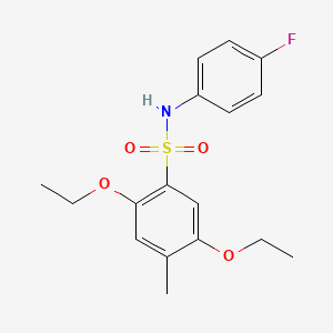 [(2,5-Diethoxy-4-methylphenyl)sulfonyl](4-fluorophenyl)amine