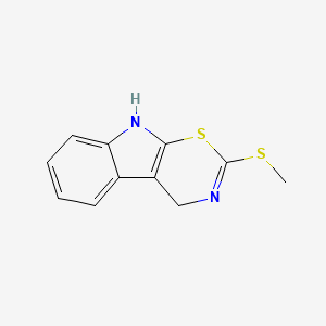 molecular formula C11H10N2S2 B1220674 Cyclobrassinin CAS No. 105748-58-1