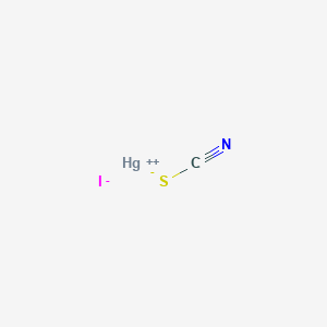 molecular formula CHgINS B1220676 Mercuric iodide thiocyanate CAS No. 26579-33-9