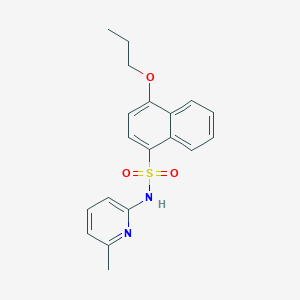 (6-Methyl(2-pyridyl))[(4-propoxynaphthyl)sulfonyl]amine