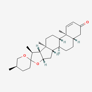 molecular formula C27H40O3 B1220684 Spirost-1-en-3-one 