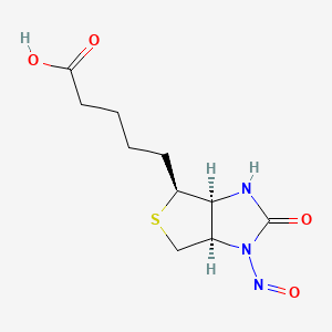 molecular formula C10H15N3O4S B1220685 亚硝基生物素 CAS No. 56859-26-8