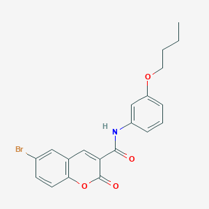 6-bromo-N-(3-butoxyphenyl)-2-oxo-2H-chromene-3-carboxamide