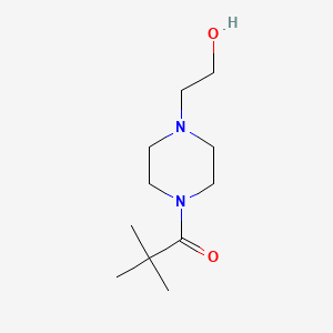 1-[4-(2-Hydroxyethyl)piperazin-1-yl]-2,2-dimethylpropan-1-one