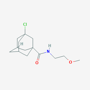 (3-chloroadamantanyl)-N-(2-methoxyethyl)carboxamide