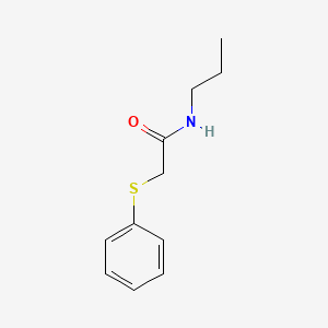 molecular formula C11H15NOS B12207075 2-(phenylsulfanyl)-N-propylacetamide 