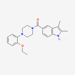 (2,3-dimethyl-1H-indol-5-yl)[4-(2-ethoxyphenyl)piperazin-1-yl]methanone