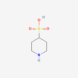 molecular formula C5H11NO3S B1220723 Piperidine-4-sulfonic acid CAS No. 72450-62-5