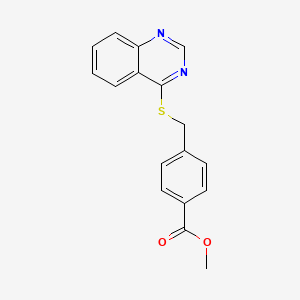 Methyl 4-[(quinazolin-4-ylsulfanyl)methyl]benzoate