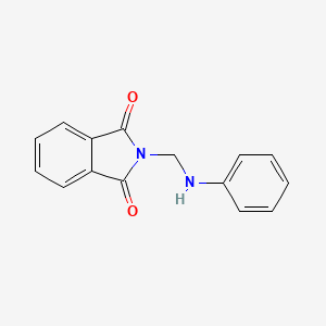 molecular formula C15H12N2O2 B1220727 2-(anilinomethyl)-1H-isoindole-1,3(2H)-dione CAS No. 13314-96-0