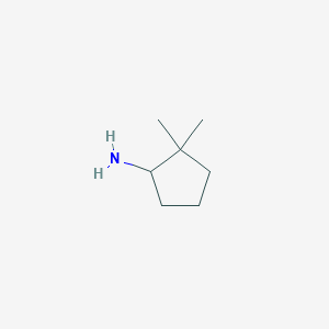 molecular formula C7H15N B122073 2,2-二甲基环戊烷-1-胺 CAS No. 345658-02-8