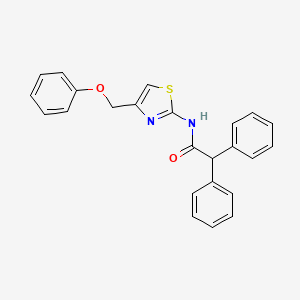 N-[4-(phenoxymethyl)-1,3-thiazol-2-yl]-2,2-diphenylacetamide