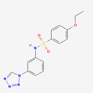 4-ethoxy-N-[3-(1H-tetrazol-1-yl)phenyl]benzenesulfonamide