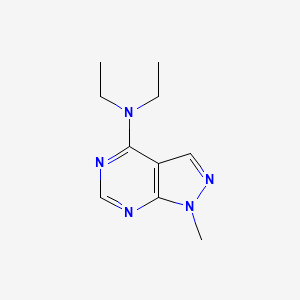 N,N-diethyl-1-methyl-1H-pyrazolo[3,4-d]pyrimidin-4-amine