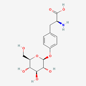 B1220743 beta-D-Glucopyranosyl-O-L-tyrosine CAS No. 38292-17-0
