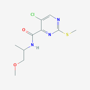 5-chloro-N-(1-methoxypropan-2-yl)-2-(methylsulfanyl)pyrimidine-4-carboxamide