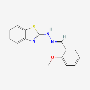 2-[(2E)-2-(2-methoxybenzylidene)hydrazinyl]-1,3-benzothiazole