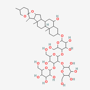 molecular formula C51H84O24 B1220745 异茜草甙 B CAS No. 72994-87-7