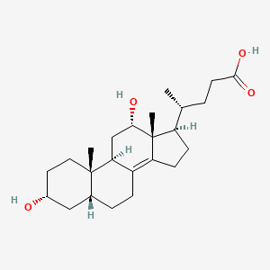 molecular formula C24H38O4 B1220754 去氧胆酸 CAS No. 641-81-6
