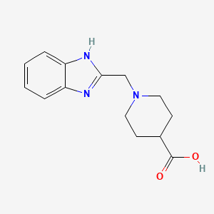 1-(1H-Benzoimidazol-2-ylmethyl)-piperidine-4-carboxylic acid