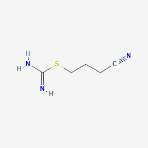 molecular formula C5H9N3S B1220759 4-异硫脲丁腈 CAS No. 500863-50-3